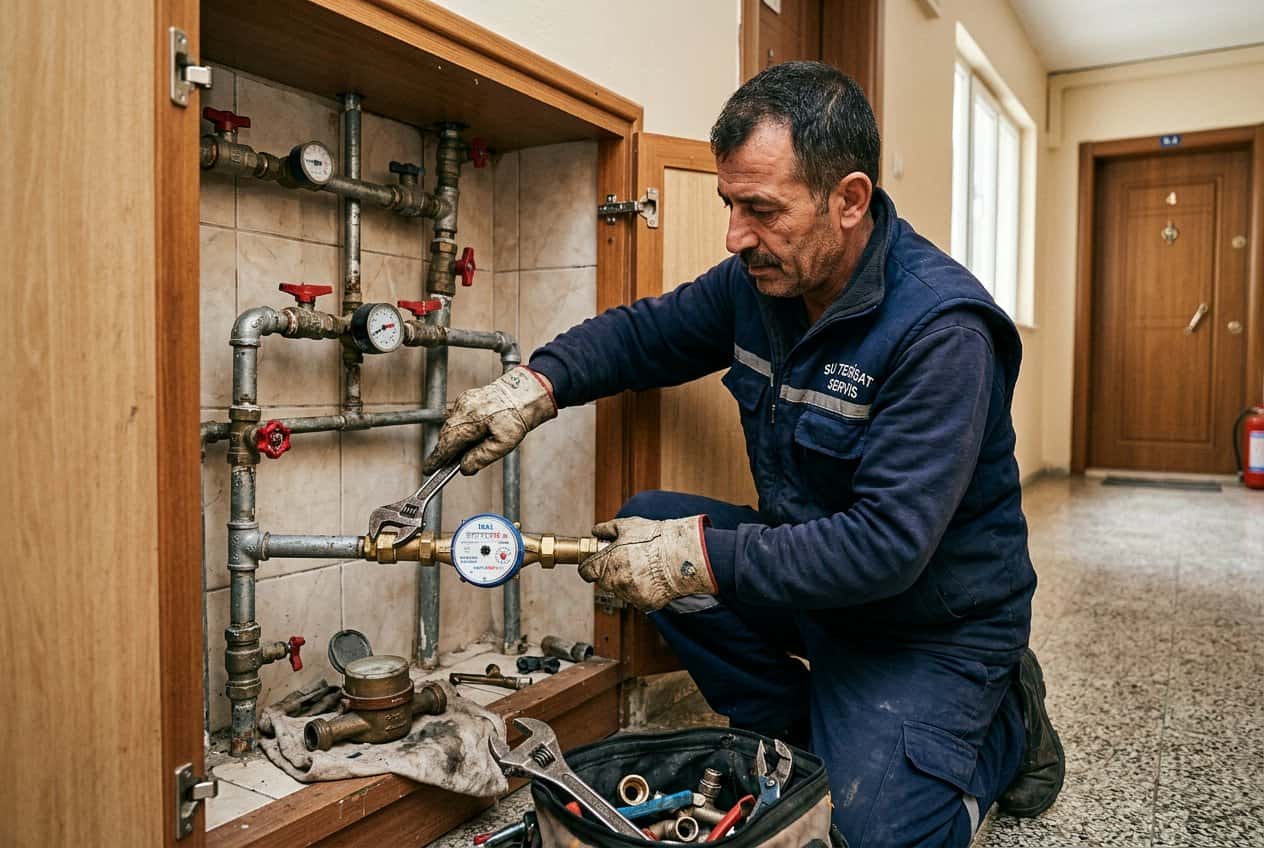 Su Kaçağı Tespiti boru çalışması